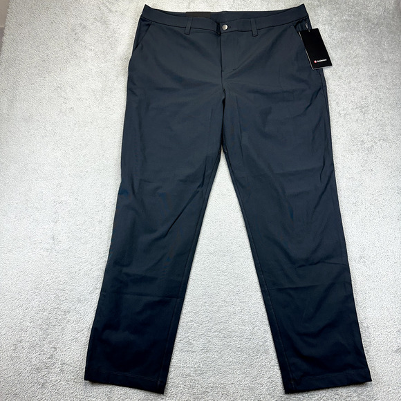 NWT Lululemon ABC Pant CLASSIC Fit Warpstreme 38x32 Obsidian Gray LM5AO5S - Picture 1 of 9